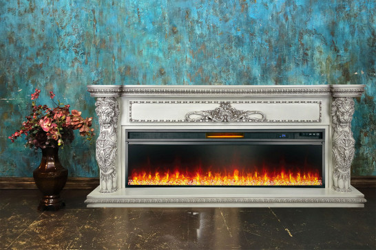 Портал Royal Flame Windsor 60 Слоновая кость с темной патиной Портал Royal Flame Windsor 60 Слоновая кость с темной патиной
