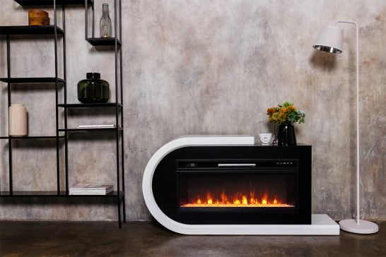 Портал Royal Flame Basel 60 L/R Белый с черным