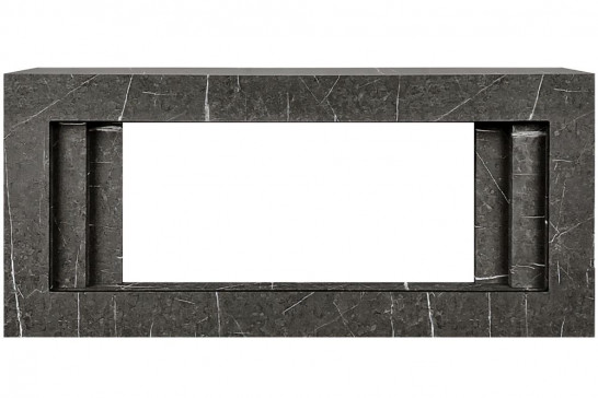 Портал Royal Flame Line 42 SFT Stone Touch Серый мрамор